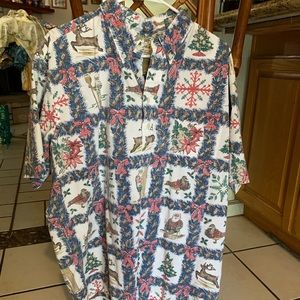 Reyn Spooner Vintage 2000 Mele Kalikimaka Shirt